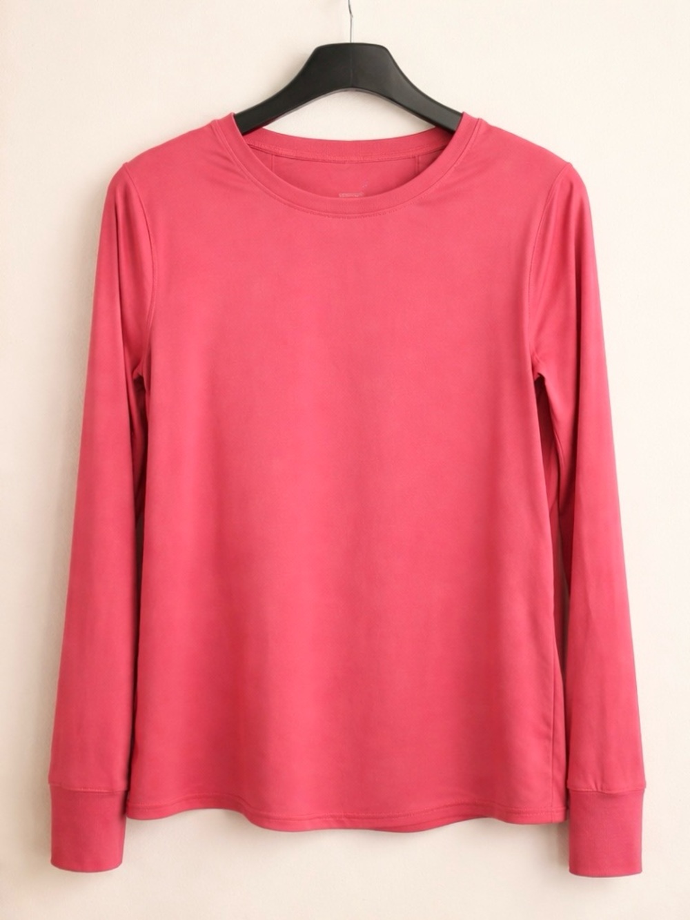 Athleta Women's Active Long-Sleeve Crewneck Top - Coral Pink